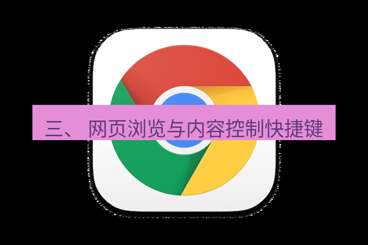 谷歌浏览器下载 三、 网页浏览与内容控制快捷键