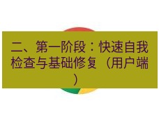 谷歌浏览器下载 二、第一阶段：快速自我检查与基础修复（用户端）