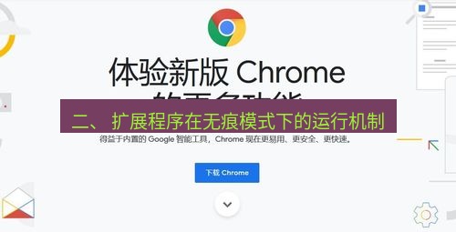 谷歌浏览器下载 二、 扩展程序在无痕模式下的运行机制