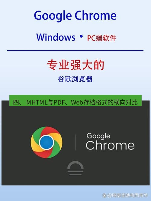 谷歌浏览器下载 四、 MHTML与PDF、Web存档格式的横向对比