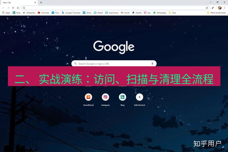 谷歌浏览器下载 二、 实战演练：访问、扫描与清理全流程