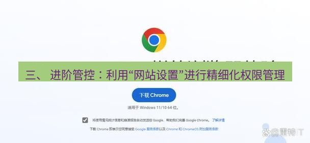 谷歌浏览器下载 三、 进阶管控：利用“网站设置”进行精细化权限管理