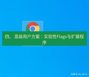 谷歌浏览器下载 四、 高级用户方案：实验性Flags与扩展程序