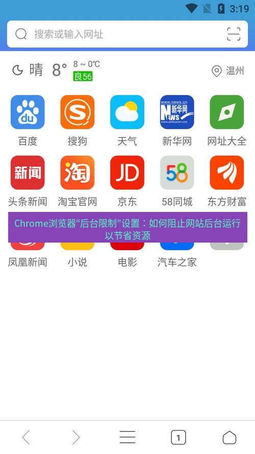 谷歌浏览器下载 Chrome浏览器“后台限制”设置：如何阻止网站后台运行以节省资源
