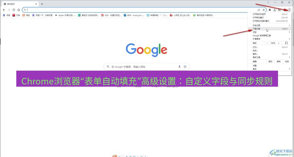 谷歌浏览器下载 Chrome浏览器“表单自动填充”高级设置：自定义字段与同步规则